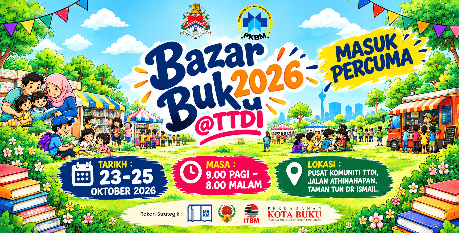 Bazar Buku 2026 @ TTDI Banner